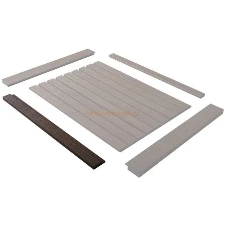 Финишный молдинг LF124A BR396 правый декорированный (42х12х2700мм) в Ульяновске