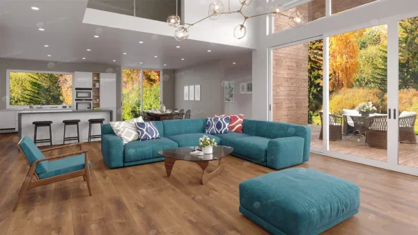 Кварц-виниловая плитка Alpine Floor Premium XL Дуб Насыщенный ЕСО 7-7, 8 мм. 43 класс в Ульяновске