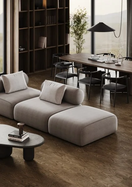 Паркетная доска Quartz Parquet Штучный паркет Дуб Брауни 44-413 в Ульяновске