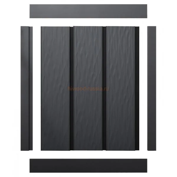 Финишный молдинг LF124A GR15K правый декорированный (42х12х2700мм) в Ульяновске