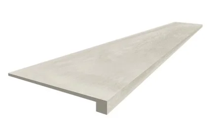 Керамогранит Coliseum Экспо Уайт Ступень фронтальная (Натуральный, 33х60) в Ульяновске