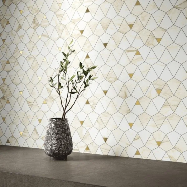 Керамогранит Italon Этернум Каррара Мозаика Вертекс 25.8х30 (Натуральная) в Ульяновске